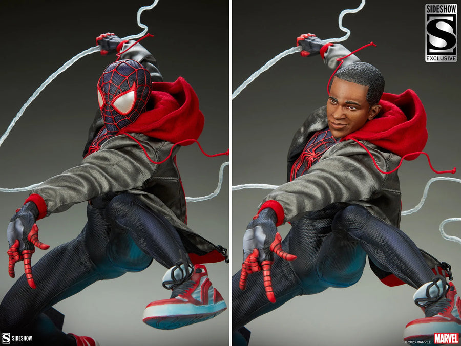 Miles Morales - LIMITED EDITION: 800 (Exclusive) – Sideshow Collectibles – ActionFigure Brasil