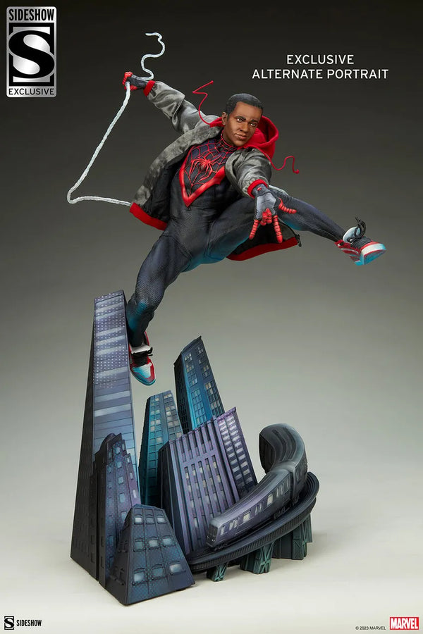 Miles Morales - LIMITED EDITION: 800 (Exclusive) – Sideshow Collectibles – ActionFigure Brasil