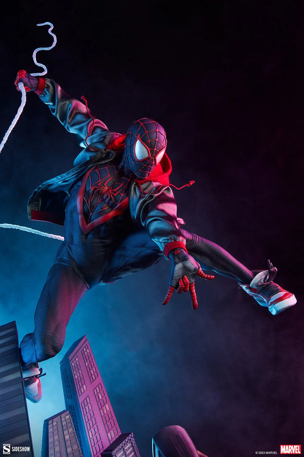 Miles Morales - LIMITED EDITION: 800 (Exclusive) – Sideshow Collectibles – ActionFigure Brasil