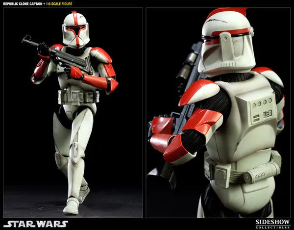 Militaries Of Star Wars 1/6 Scale Figure - Clone Captainㅤ – Sideshow Collectibles – ActionFigureBrasil