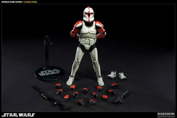 Militaries Of Star Wars 1/6 Scale Figure - Clone Captainㅤ – Sideshow Collectibles – ActionFigureBrasil