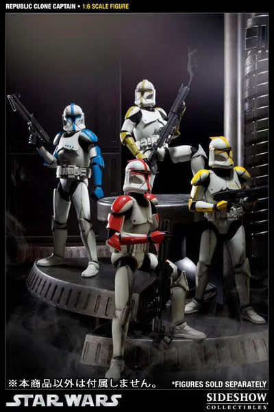 Militaries Of Star Wars 1/6 Scale Figure - Clone Captainㅤ – Sideshow Collectibles – ActionFigureBrasil — detalhe do produto