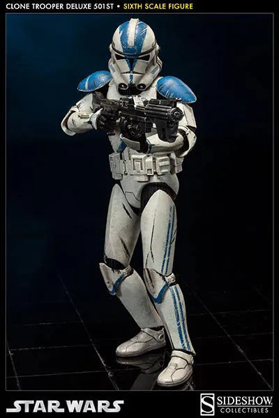 Militaries of Star Wars 1/6 Scale Figure - Clone Trooper (501st Legion Version)ㅤ – Sideshow Collectibles – ActionFigureBrasil