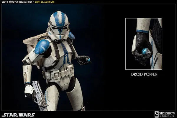 Militaries of Star Wars 1/6 Scale Figure - Clone Trooper (501st Legion Version)ㅤ – Sideshow Collectibles – ActionFigureBrasil