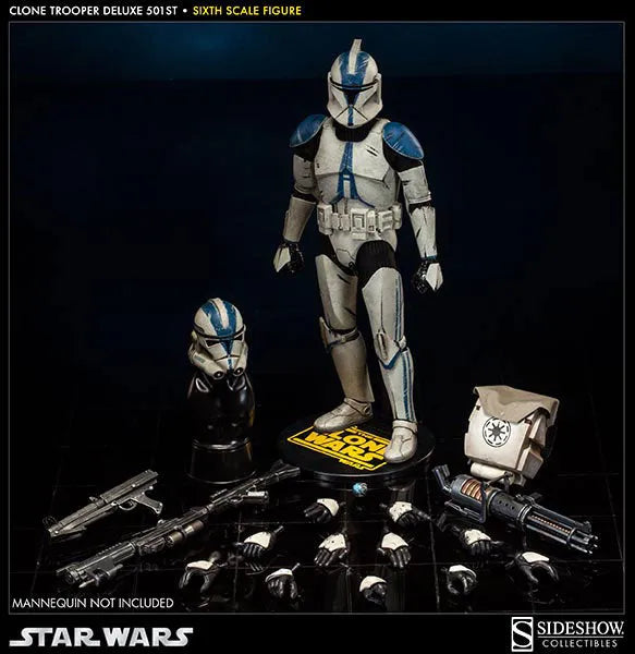 Militaries of Star Wars 1/6 Scale Figure - Clone Trooper (501st Legion Version)ㅤ – Sideshow Collectibles – ActionFigureBrasil