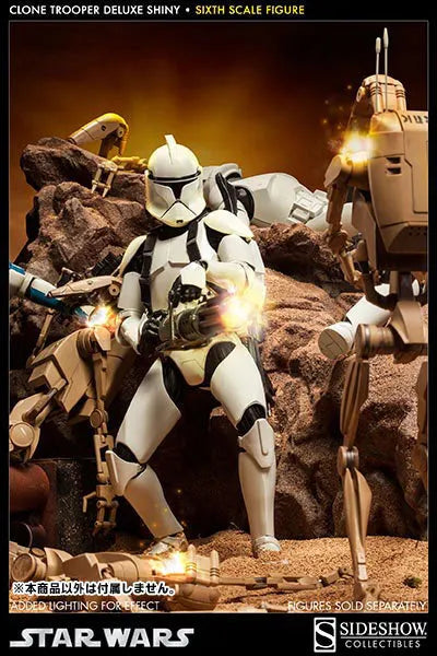 Militaries of Star Wars 1/6 Scale Figure - Clone Trooper (Rookie Version)ㅤ – Sideshow Collectibles – ActionFigureBrasil