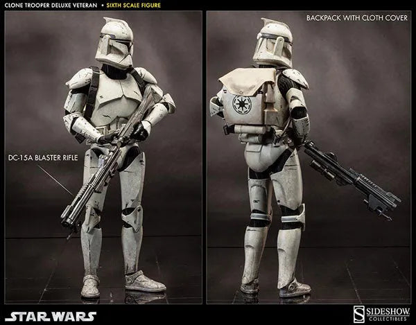 Militaries of Star Wars 1/6 Scale Figure - Clone Trooper (Veteran Version)ㅤ – Sideshow Collectibles – ActionFigureBrasil