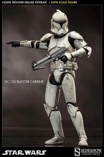 Militaries of Star Wars 1/6 Scale Figure - Clone Trooper (Veteran Version)ㅤ – Sideshow Collectibles – ActionFigureBrasil