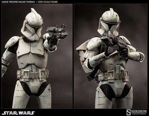 Militaries of Star Wars 1/6 Scale Figure - Clone Trooper (Veteran Version)ㅤ – Sideshow Collectibles – ActionFigureBrasil