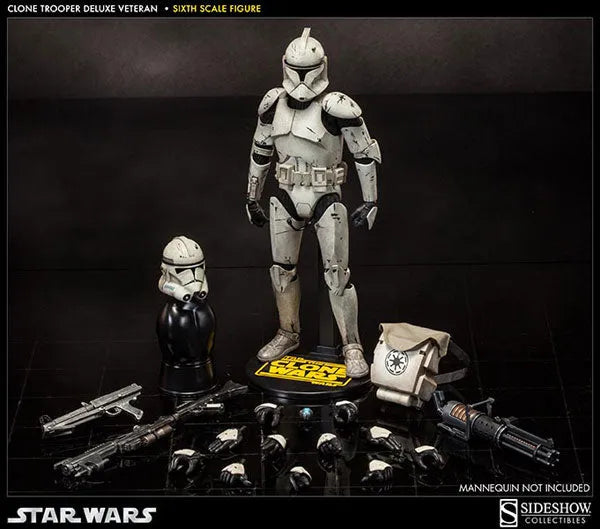 Militaries of Star Wars 1/6 Scale Figure - Clone Trooper (Veteran Version)ㅤ – Sideshow Collectibles – ActionFigureBrasil