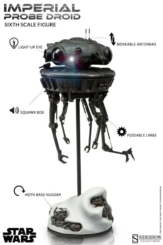 Militaries Of Star Wars 1/6 Scale Figure - Probe Droidㅤ – Sideshow Collectibles – ActionFigureBrasil