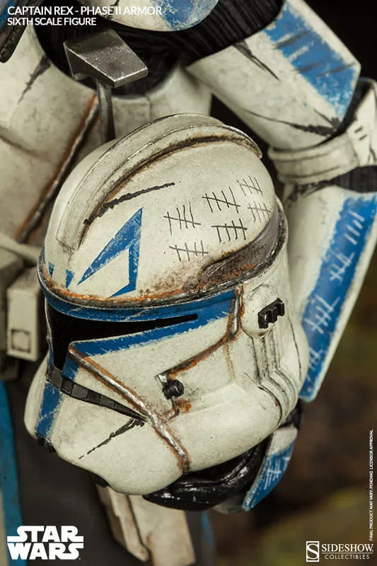 Militaries Of Star Wars - Captain Rex (Phase II Armor Version)ㅤ – Sideshow Collectibles – ActionFigureBrasil
