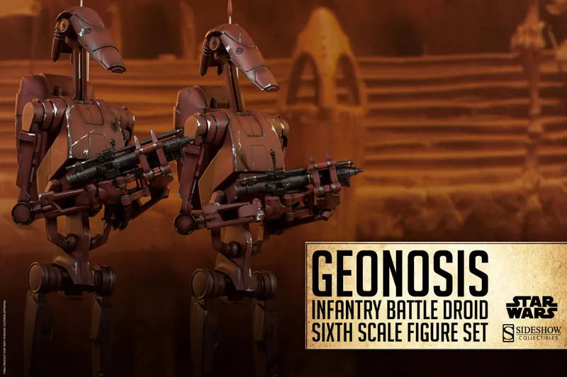 Militaries Of Star Wars - Geonosis Infantry Battle Droid (Set Of 2)ㅤ – Sideshow Collectibles – ActionFigureBrasil