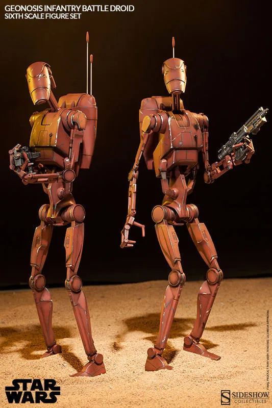 Militaries Of Star Wars - Geonosis Infantry Battle Droid (Set Of 2)ㅤ – Sideshow Collectibles – ActionFigureBrasil