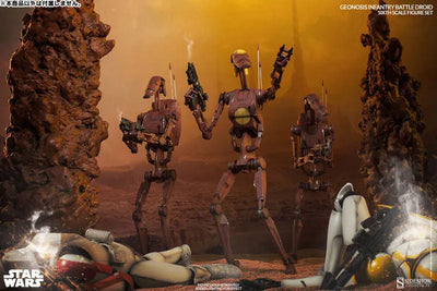 Militaries Of Star Wars - Geonosis Infantry Battle Droid (Set Of 2)ㅤ – Sideshow Collectibles – ActionFigureBrasil — close