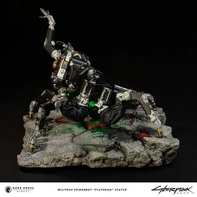Militech Spiderbot "Flathead" - LIMITED EDITION: 1000 – Dark Horse Comics – ActionFigure Brasil — com base expositora