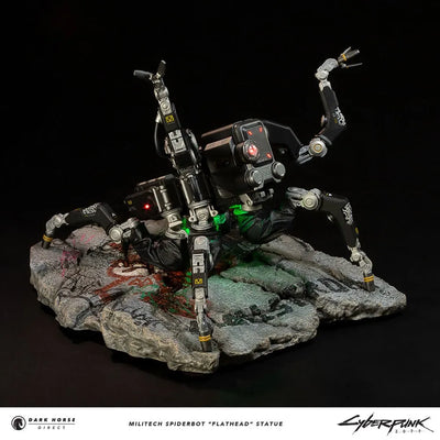Militech Spiderbot "Flathead" - LIMITED EDITION: 1000 – Dark Horse Comics – ActionFigure Brasil — iluminação de estúdio