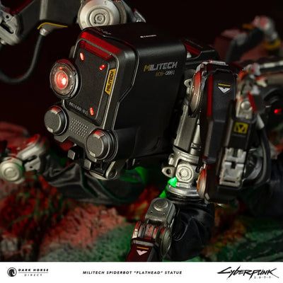 Militech Spiderbot "Flathead" - LIMITED EDITION: 1000 – Dark Horse Comics – ActionFigure Brasil — ângulo diferente