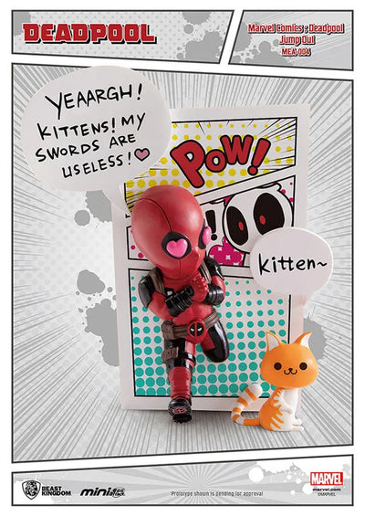 Mini Egg Attack "Marvel Comics" "Deadpool" Series 1 Deadpool (Jump Out 4th Wall)ㅤ – Beast Kingdom – ActionFigureBrasil