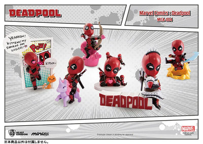 Mini Egg Attack "Marvel Comics" "Deadpool" Series 1 Deadpool (Servant)ㅤ – Beast Kingdom – ActionFigureBrasil — acessórios