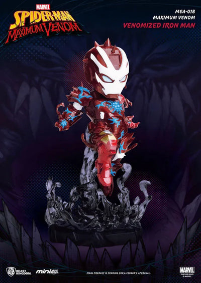 Mini Egg Attack "Marvel Comics" "Venom" Series 1 Iron Manㅤ – Beast Kingdom – ActionFigureBrasil — ângulo diferente