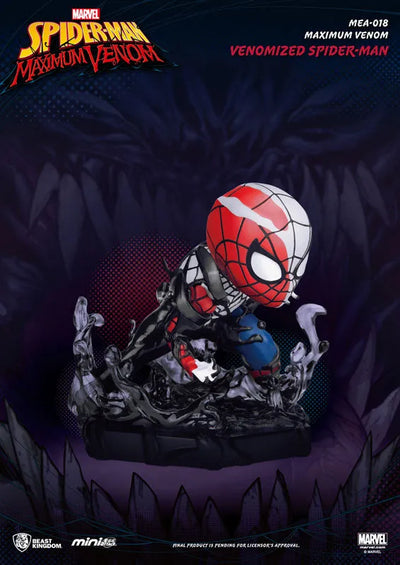 Mini Egg Attack "Marvel Comics" "Venom" Series 1 Spider-Manㅤ – Beast Kingdom – ActionFigureBrasil — ângulo diferente
