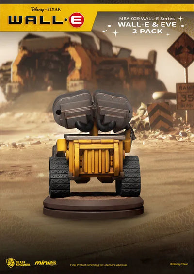 Mini Egg Attack "Wall-E" Series Wall-E & EVE (2 Pack)ㅤ – Beast Kingdom – ActionFigureBrasil — ângulo diferente