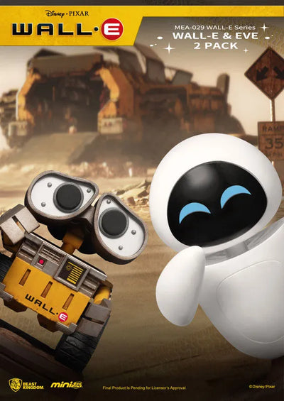 Mini Egg Attack "Wall-E" Series Wall-E & EVE (2 Pack)ㅤ – Beast Kingdom – ActionFigureBrasil — embalagem