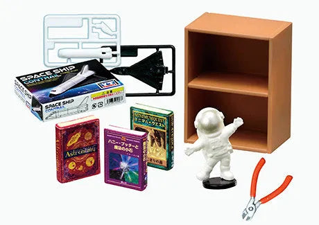 Miniature - My Childhood Room - Puchi Sample Series - Pencil Case - Sewing Box - Game Console - Bed - Plastic Model - School Bag - Scooter - Telescope (Re-Ment)ㅤ – Re-Ment – ActionFigureBrasil