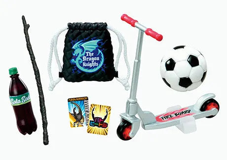 Miniature - My Childhood Room - Puchi Sample Series - Pencil Case - Sewing Box - Game Console - Bed - Plastic Model - School Bag - Scooter - Telescope (Re-Ment)ㅤ – Re-Ment – ActionFigureBrasil