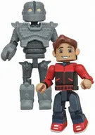 Minimates - The Iron Giant: Hogarth Hughes & The Iron Giant 2PKㅤ – Art Asylum – ActionFigureBrasil