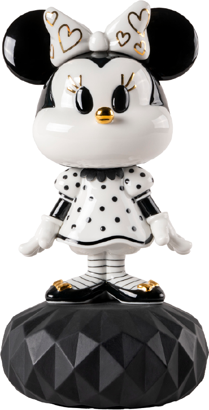 Minnie Black & White – Lladró – ActionFigure Brasil