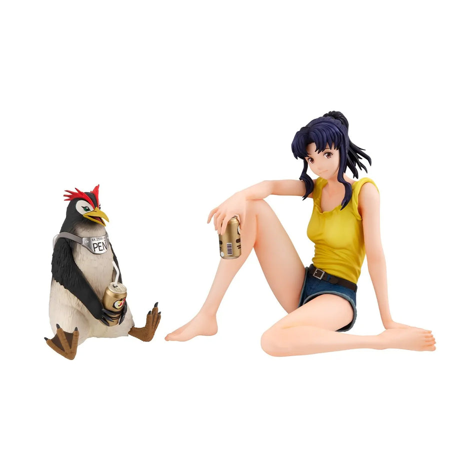 Misato Katsuragi & Pen Pen – MegaHouse – ActionFigure Brasil