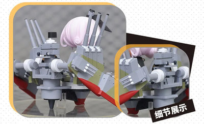 MIZIMO MINIQ "Warship Girls R" Vittorio Veneto Mini Figureㅤ – MIZIMO – ActionFigureBrasil — ângulo diferente