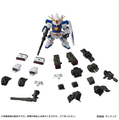 MOBILE SUIT ENSEMBLE EX 10 Gundam F 90 D type & H type setㅤ – Bandai – ActionFigureBrasil — ângulo diferente