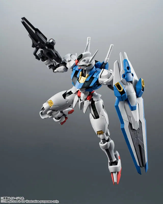 Mobile Suit Gundam: The Witch From Mercury - Gundam Aerial - Robot Damashii - Robot Damashii <Side MS> - Ver. A.N.I.M.E. (Bandai Spirits)ㅤ – Bandai Spirits – ActionFigureBrasil