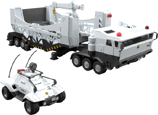 MODEROID - Mobile Police Patlabor Type 98 - Special Command Vehicle & Type 99 Special Labor Carrier (Good Smile Company)ㅤ – Good Smile Company – ActionFigureBrasil