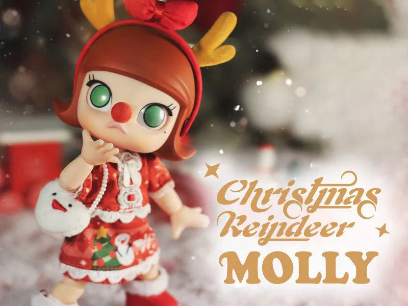 MOLLY Christmas Reindeer Action Figureㅤ – POPMART – ActionFigureBrasil