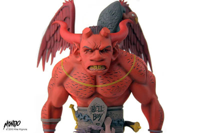 Mondo Art Collection Hellboy Statue - First Hellboyㅤ – Puella Magi Madoka Magica – ActionFigureBrasil — ângulo diferente