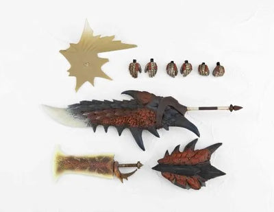 Monster Hunter - Hunter - Revoltech #123 (Kaiyodo, Union Creative International Ltd)ㅤ – Kaiyodo – ActionFigureBrasil — com base expositora