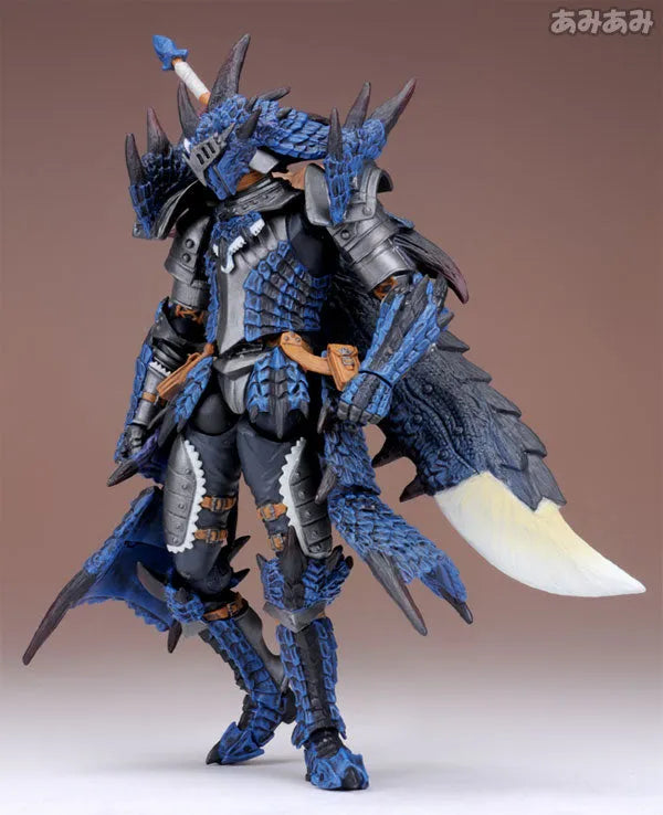 Monster Hunter - Hunter - Revoltech #123EX - Azure (Kaiyodo, Union Creative International Ltd)ㅤ – Kaiyodo – ActionFigureBrasil