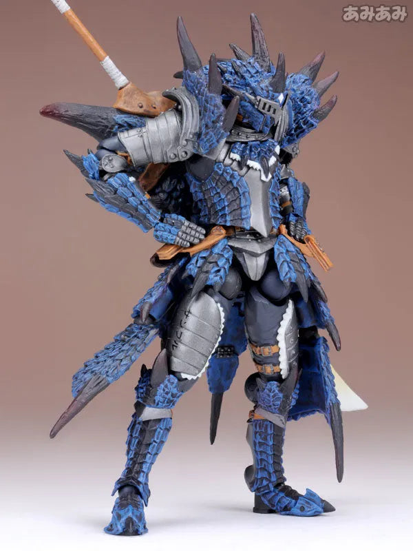 Monster Hunter - Hunter - Revoltech #123EX - Azure (Kaiyodo, Union Creative International Ltd)ㅤ – Kaiyodo – ActionFigureBrasil