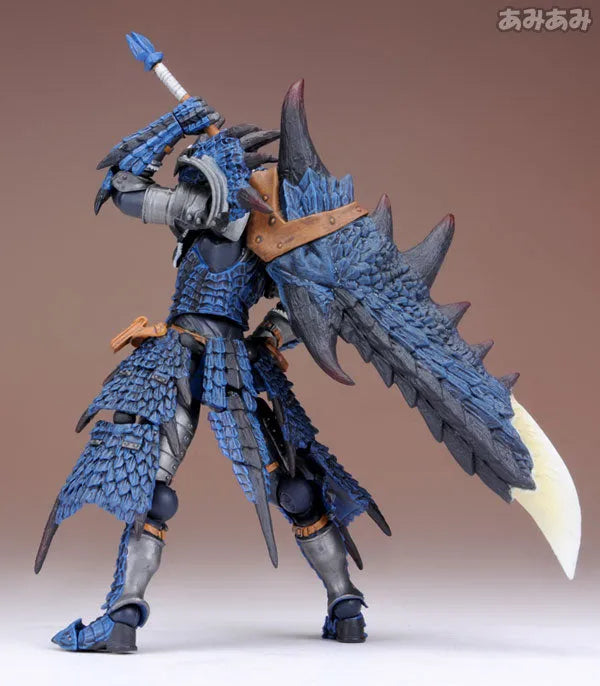 Monster Hunter - Hunter - Revoltech #123EX - Azure (Kaiyodo, Union Creative International Ltd)ㅤ – Kaiyodo – ActionFigureBrasil