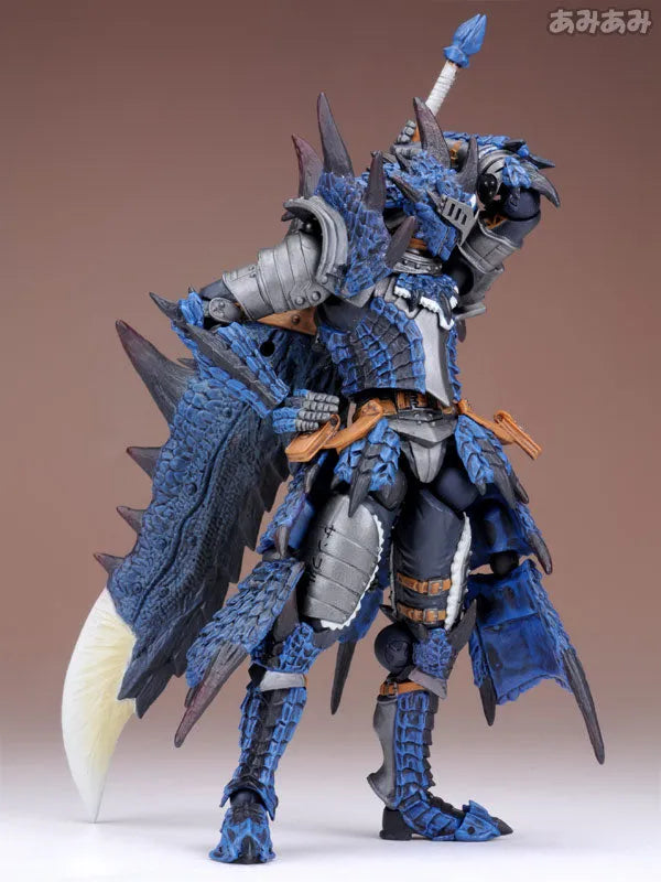 Monster Hunter - Hunter - Revoltech #123EX - Azure (Kaiyodo, Union Creative International Ltd)ㅤ – Kaiyodo – ActionFigureBrasil