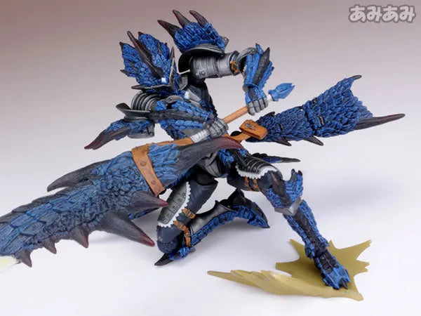 Monster Hunter - Hunter - Revoltech #123EX - Azure (Kaiyodo, Union Creative International Ltd)ㅤ – Kaiyodo – ActionFigureBrasil
