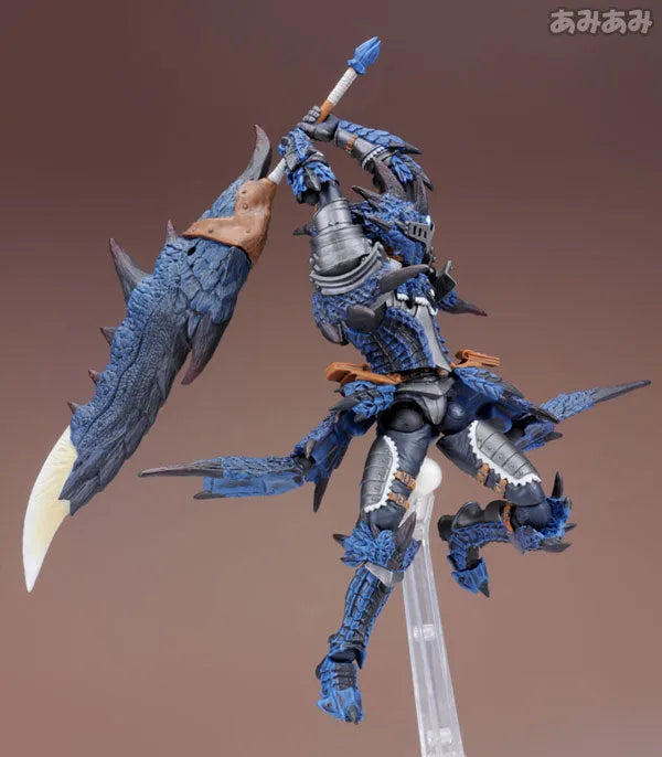 Monster Hunter - Hunter - Revoltech #123EX - Azure (Kaiyodo, Union Creative International Ltd)ㅤ – Kaiyodo – ActionFigureBrasil