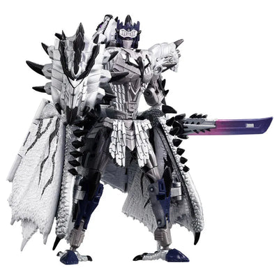 Monster Hunter - Transformers - Convoy - Liolaeus - Synergenex - Silver Liolaeus Prime (Takara Tomy)ㅤ – Takara Tomy – ActionFigureBrasil