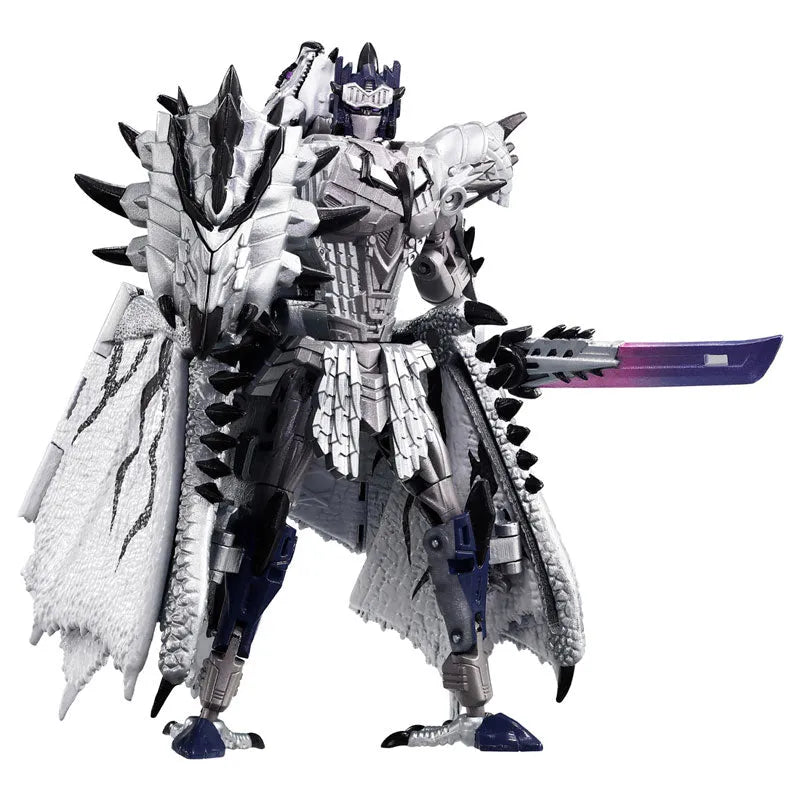 Monster Hunter - Transformers - Convoy - Liolaeus - Synergenex - Silver Liolaeus Prime (Takara Tomy)ㅤ – Takara Tomy – ActionFigureBrasil