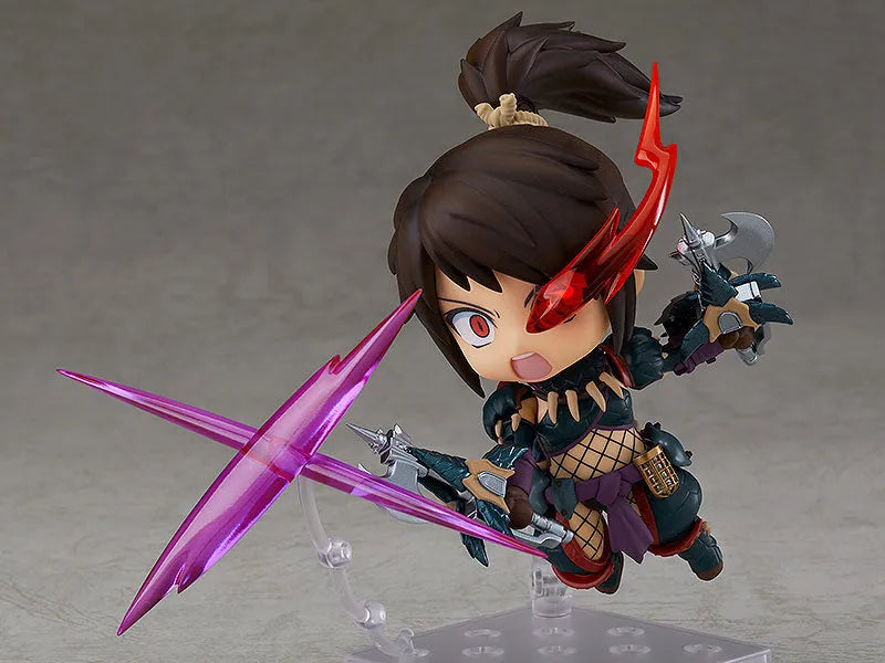 Monster Hunter World - Hunter - Nendoroid #1284-DX - Female Nargacuga Alpha Armor Ver. (Good Smile Company)ㅤ – Capcom – ActionFigureBrasil