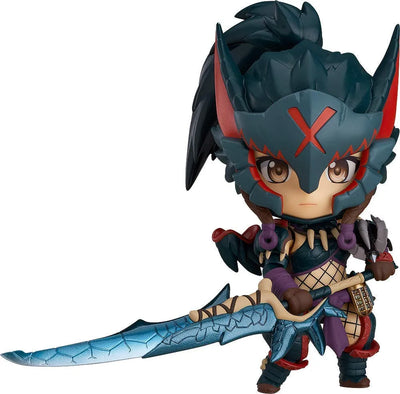 Monster Hunter World - Hunter - Nendoroid #1284 - Female Nargacuga Alpha Armor Ver. (Good Smile Company)ㅤ – Capcom – ActionFigureBrasil